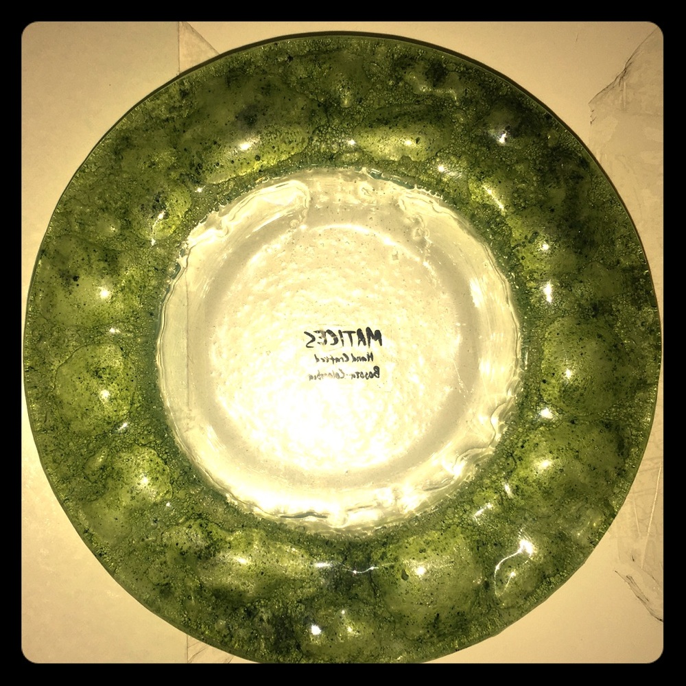 SOLD Matices Basota Columbian Hand Crafted Dish